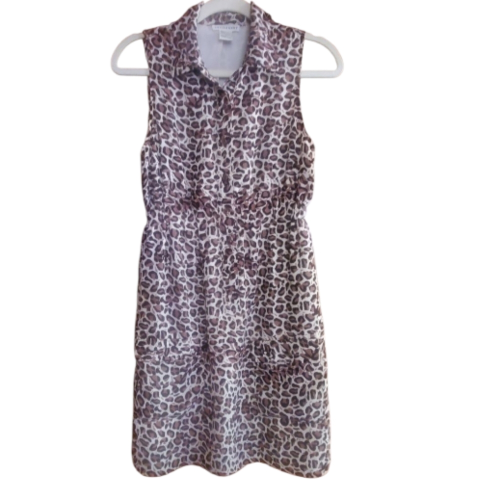 Artisan NY Animal Print Sleeveless Dress Size 2